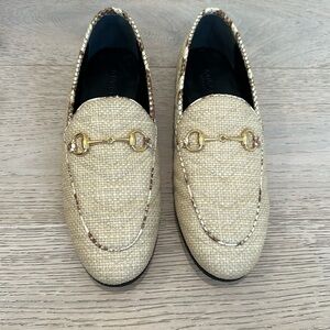 Gucci Raffia Loafers - size 38